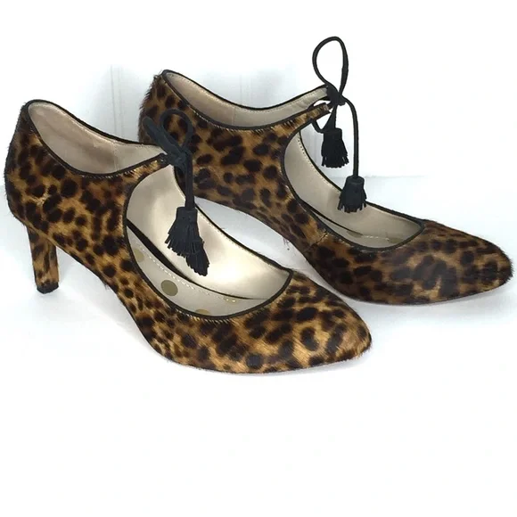 Boden Leopard Print Mary Janes Boden Shoes Boden Calf Hair Leopard